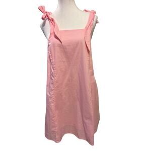 And Now This | NWT, Pink Tie Sleeve Babydoll Dress | Med